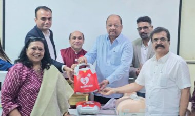 पोइसर जिमखाना में स्थापित की गई एईडी मशीन ...