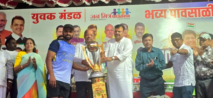 "वर्षा ऋतु रबर बॉल क्रिकेट टूर्नामेंट" का भव्य आयोजन और पुरस्कार वितरण समारोह सम्पन्न