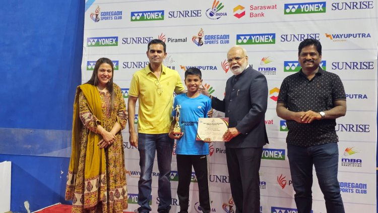 BAMU द्वारा सब-जूनियर नेशनल रैंकिंग बैडमिंटन प्रतियोगिता का आयोजन और पुरस्कार वितरण समारोह सम्पन्न