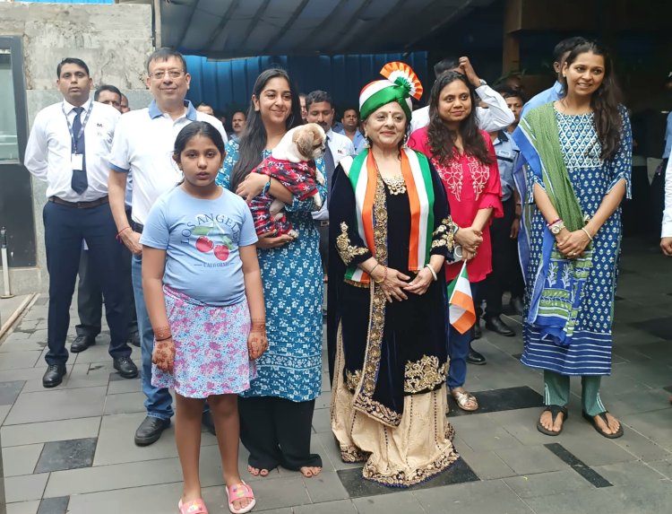 79वें स्वतंत्रता दिवस पर लोढ़ा कोस्टिएरा में ध्वजारोहण समारोह हुआ सम्पन्न