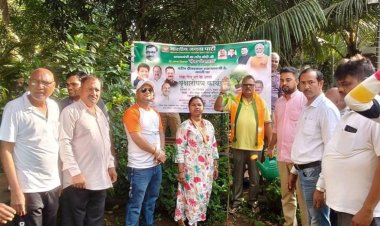 कांदिवली के 'वीर योद्धा पृथ्वीराज चौहान उद्यान' में पौधारोपण का आयोजन