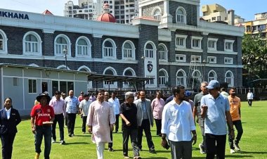  सचिन तेंडुलकर जिमखाना में  उन्नत सुविधाओं का एमसीए अध्यक्ष ने किया उद्घाटन