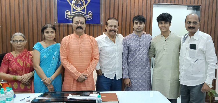 आरे मार्ग पुलिस स्टेशन परिसर में नव निर्मित मंदिर की मूर्तियों की प्राण प्रतिष्ठा सम्पन्न