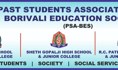 बोरीवली एज्युकेशन सोसाइटी के पूर्व छात्र संघ द्वारा मेगा इवेंट का आयोजन 10 जनवरी को...