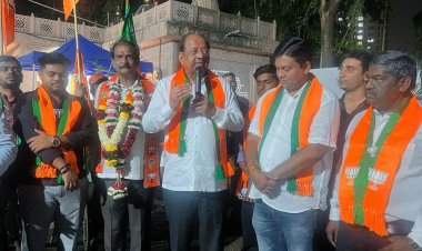 महायुति प्रत्याशी जितेंद्र पटेल के चुनाव प्रचार में उतरे पूर्व सांसद गोपाल शेट्टी