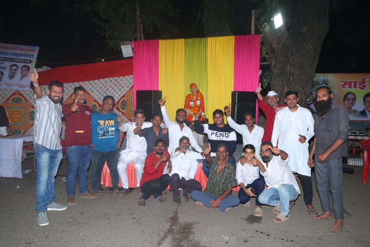 साईं सेवक डहाणूकरवाड़ी मित्र मंडल ने भव्य और विशाल 'साईं भंडारा' के साथ किया नए साल का स्वागत...