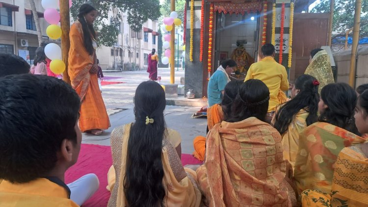 आचार्य नरेंद्र देव विद्या मंदिर विद्यालय में हुआ 'सरस्वती पूजन' का आयोजन...