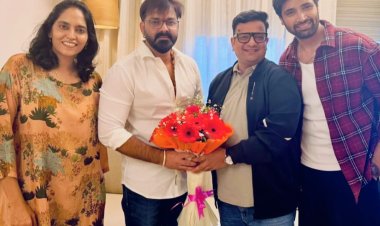 अड़ीवी सेश का 'डकोईट' के लिए पावर स्टार पवन सिंह के साथ अनोखा साउथ-भोजपुरी सहयोग , बढ़ी सबकी उत्सुकता...!