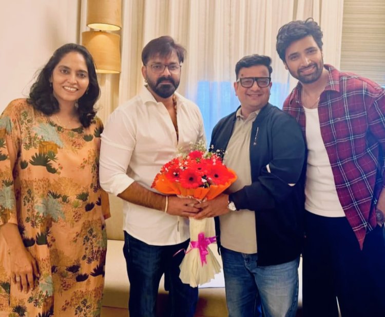 अड़ीवी सेश का 'डकोईट' के लिए पावर स्टार पवन सिंह के साथ अनोखा साउथ-भोजपुरी सहयोग , बढ़ी सबकी उत्सुकता...!